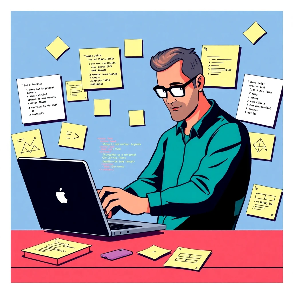 Developer at work