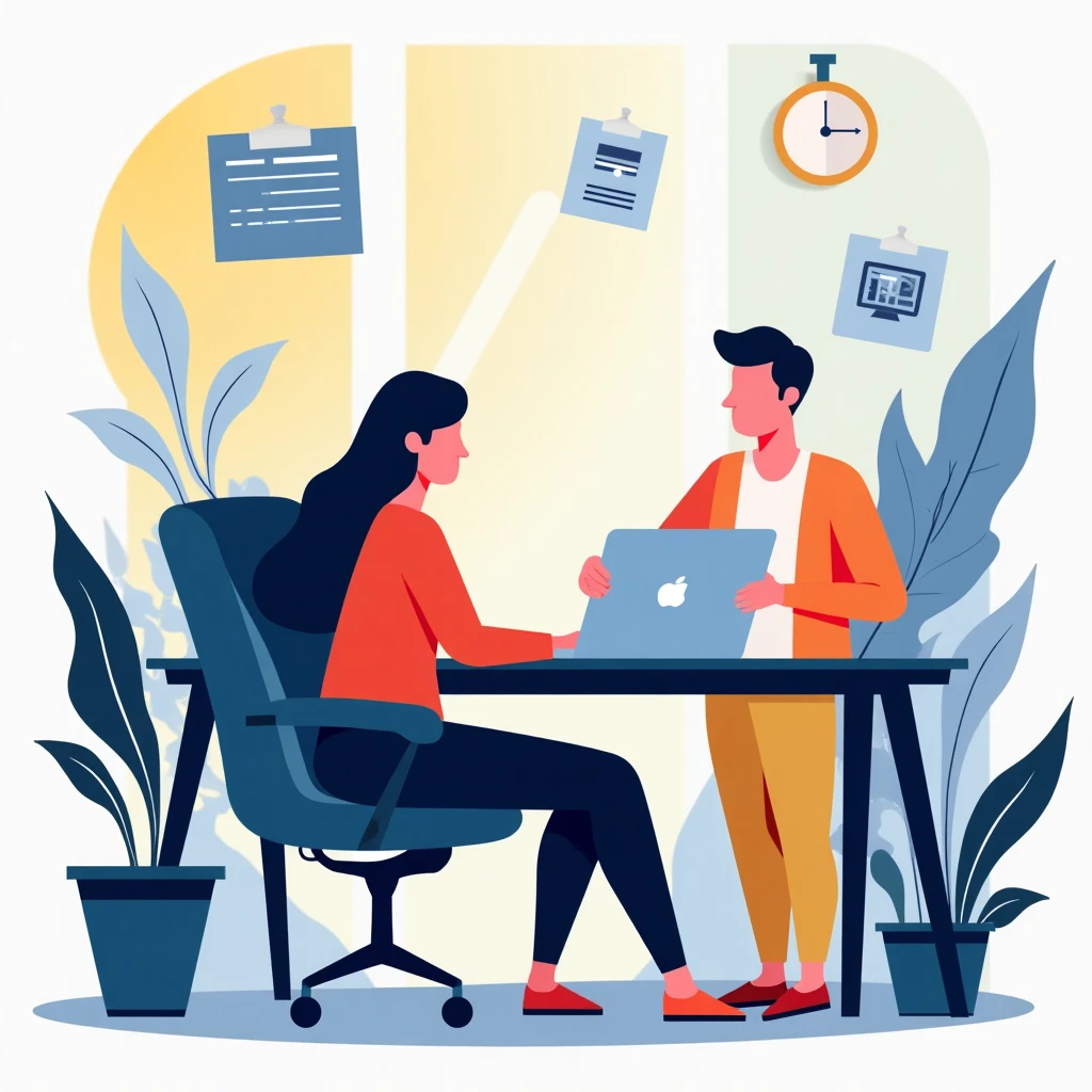 Ambiente de oficina moderna