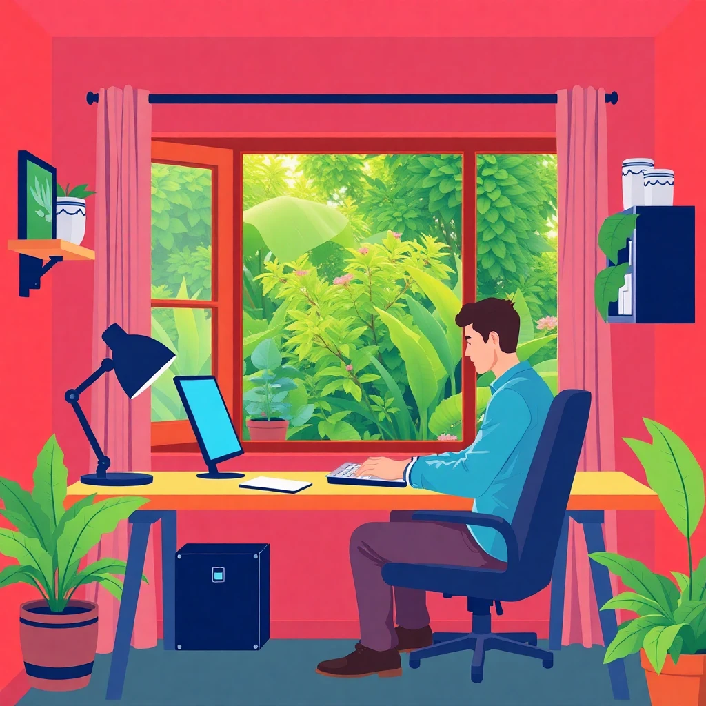 Remote work setting
