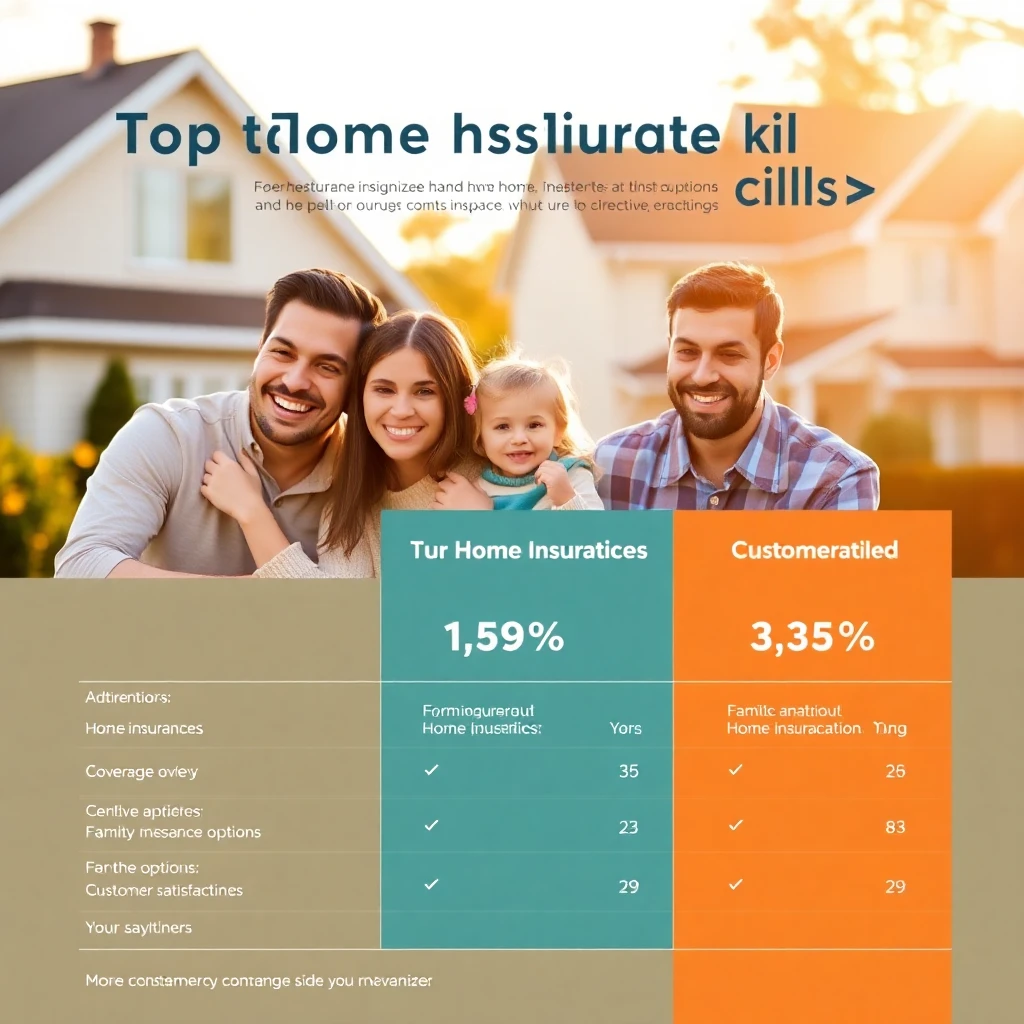 Top 3 home insurance picks comparison chart